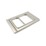 Menybricka 225 x 175 mm - Liten - 2 fack