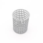 Diskmaskin bestickkorg - rund - ∅10 x H13 cm