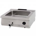 Heavy Duty Bain Marie - Gas - Dubbel enhet - 70 cm djup