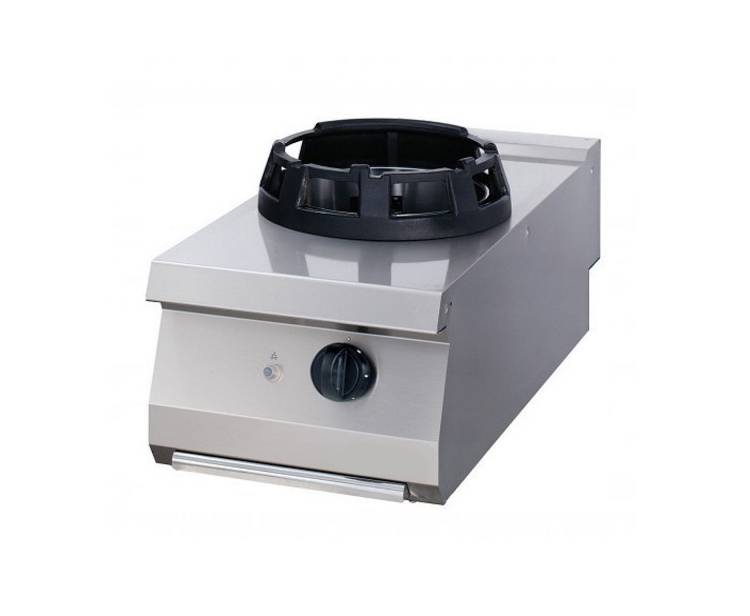 maxima-gas-wok-burner-400.jpg Wokkokare för tungt arbete - enkel - gas - 28,5 cm kokring - 70 cm djup - Bild 1