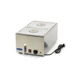 Bain Marie med kran - inkl. 2 x 1/2 GN-sats