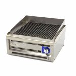 Chargrill av kommersiell kvalitet - gas - dubbel enhet - 60 cm djup