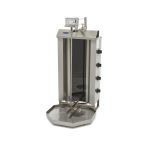Elektrisk kebabgrill - 4 brännare - 50 kg kött