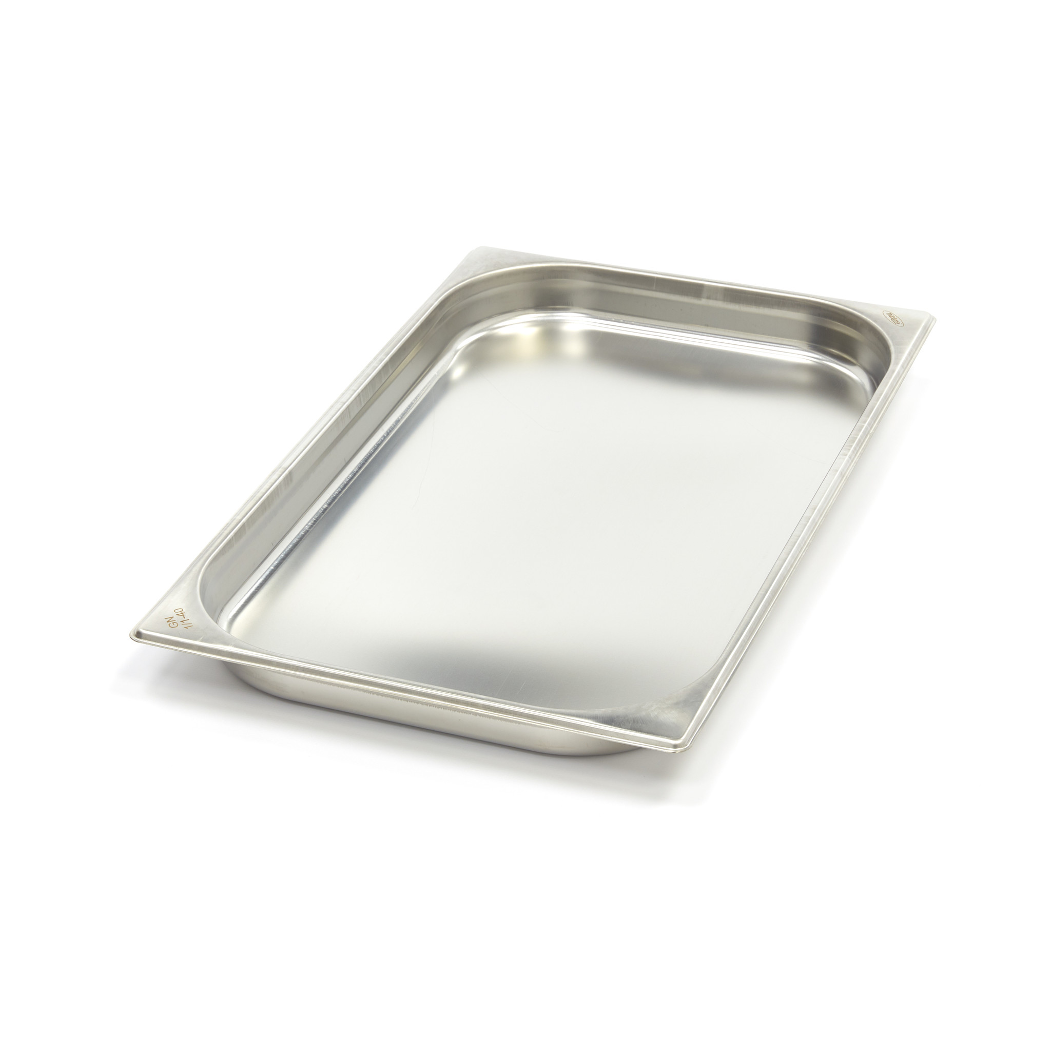 sp-productfoto-003-61656eb71236d.jpg Gastronormbehållare 1/1 GN - 4 cm djup - 53 x 32,5 cm - rostfritt stål - Bild 1